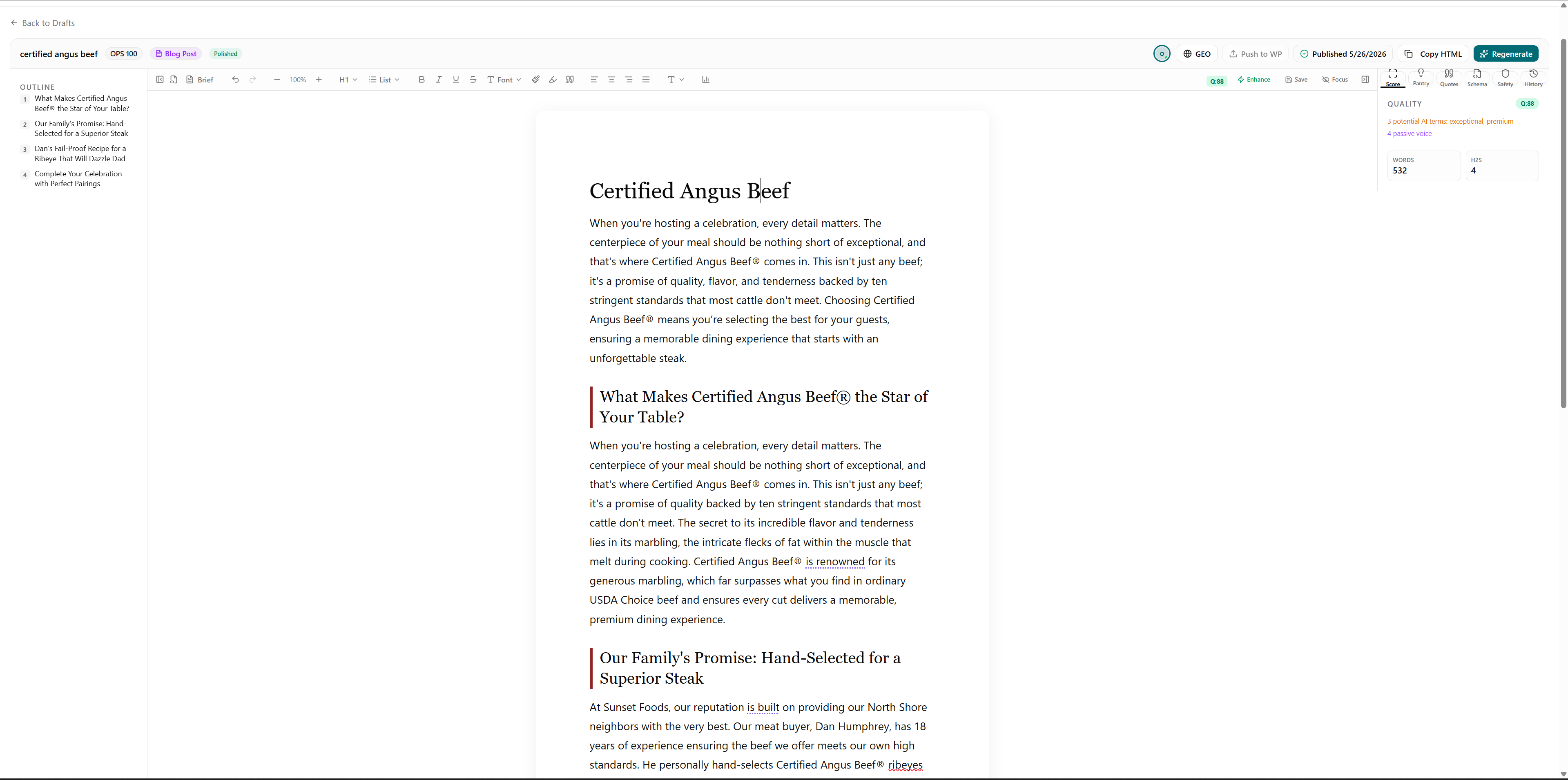 PulseLogic blog editor